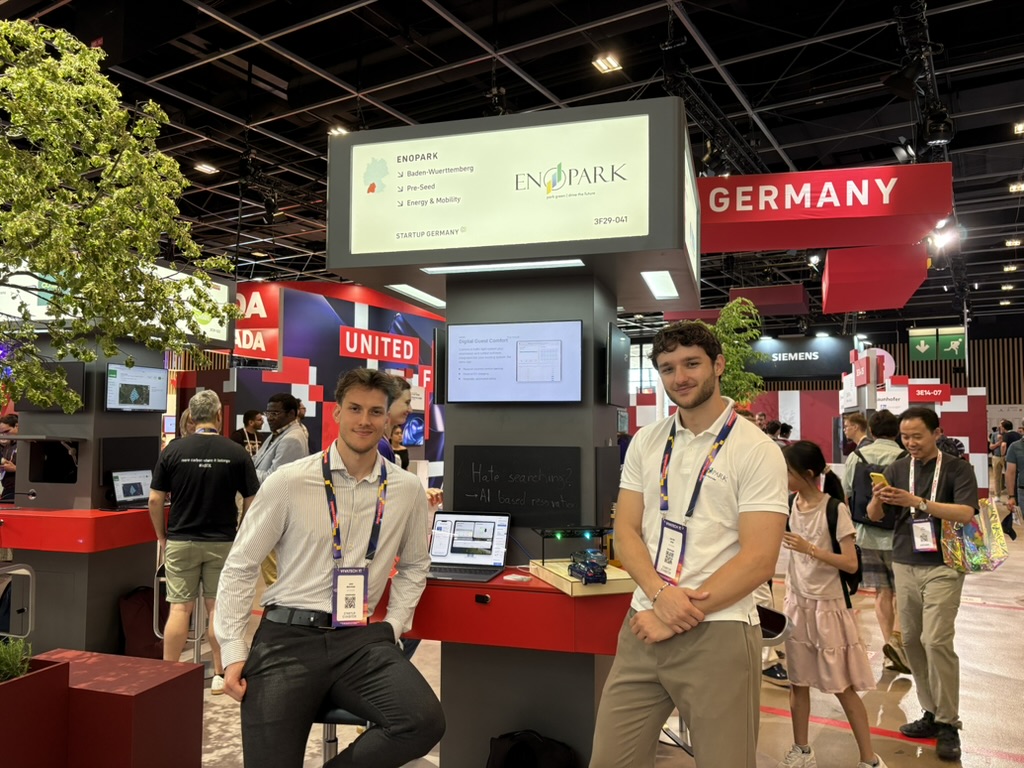 EnoPark am Stand der Startup-Germany-Delegation auf der VivaTech in Paris